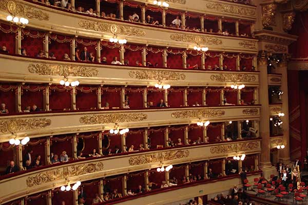 La Scala theater van Milaan